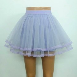 TUTU LILA CU DANTELA