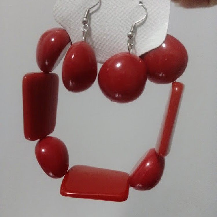 SET BRATARA CU CERCEI ROSU