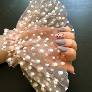 MANSETA DECOR POZE SOMON FULGI DE NEA CU SCLIPICI
