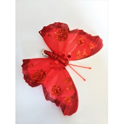 DECOR POZE FLUTURE ROSU