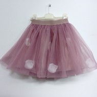 FUSTA TIUL ROZ-PRAFUIT PETALE ALBE