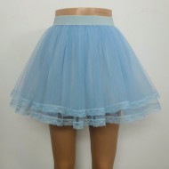 TUTU BLEU CU DANTELA