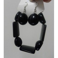 SET BRATARA CU CERCEI NEGRU