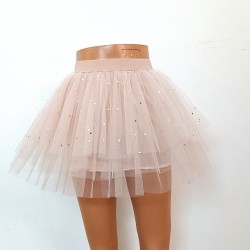 TUTU ROZ PUDRA PAIETE