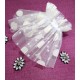 MANSETA DECOR POZE ALBA CU BULINE MARI SI MICI IVORY