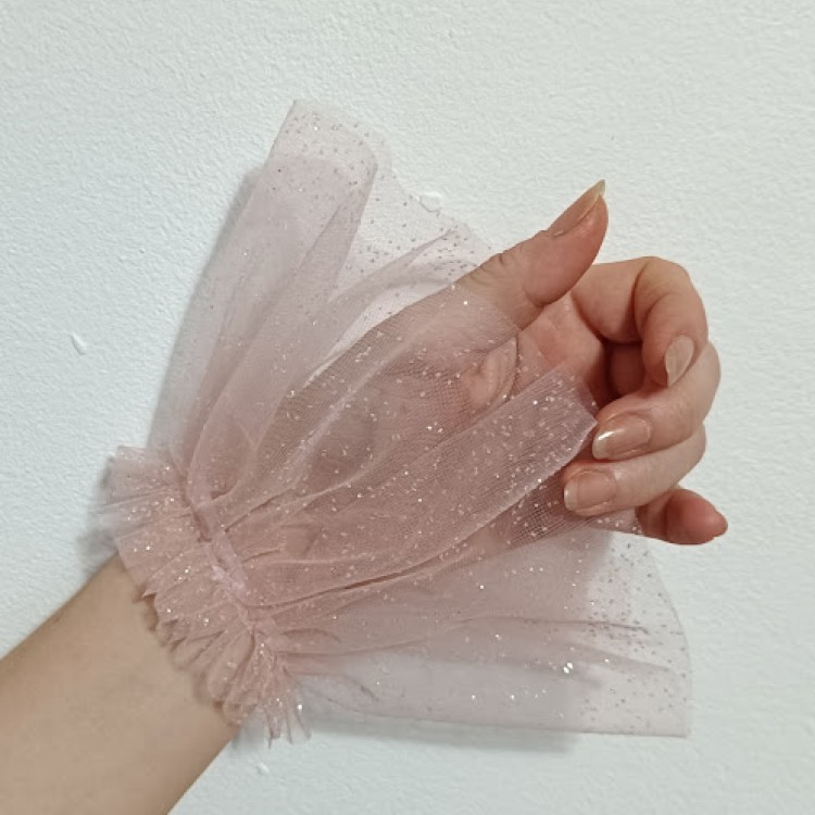 MANSETA DECOR POZE ROZ PAL CU SCLIPICI MANSETA DECOR POZE ROZ PAL CU SCLIPICI