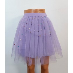 TUTU LILA PERLE PEPLUM