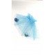 MANSETA DECOR POZE TIUL BLEU CU SCLIPICI