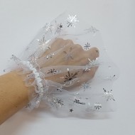 MANSETA DECOR POZE ALBA CU STELE RGINTII