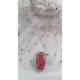 MANSETA DECOR POZE BEJ CU STRASURI ROZ