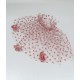 MANSETA DECOR POZE ROZ PUDRA CU BULINE MICI