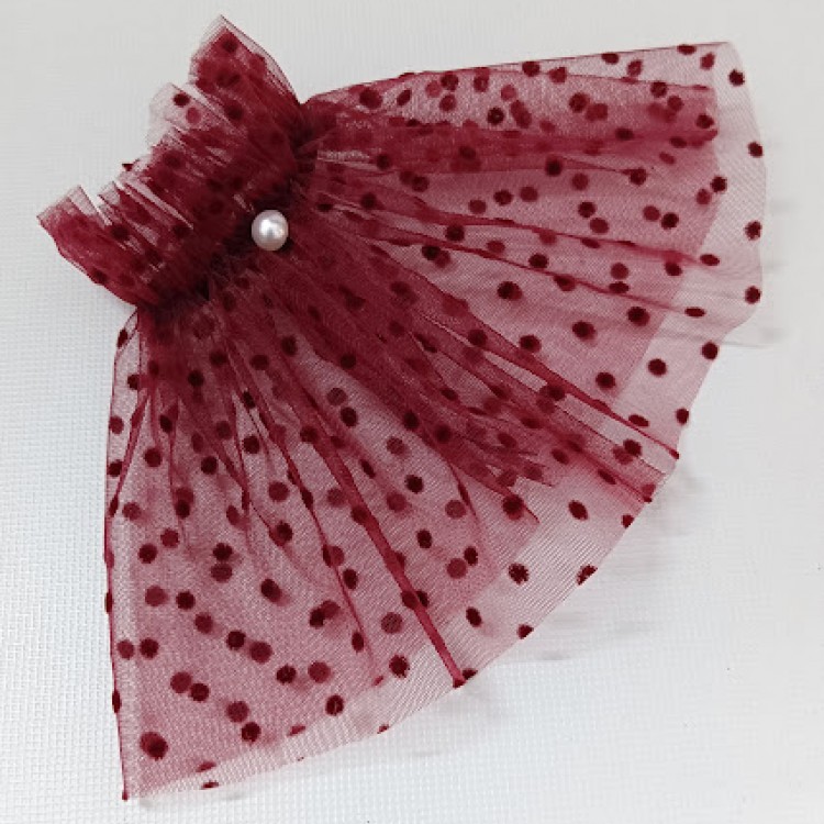 MANSETA DECOR POZE BORDO CU BULINE MICI MANSETA DECOR POZE BORDO CU BULINE MICI