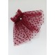 MANSETA DECOR POZE BORDO CU BULINE MICI MANSETA DECOR POZE BORDO CU BULINE MICI