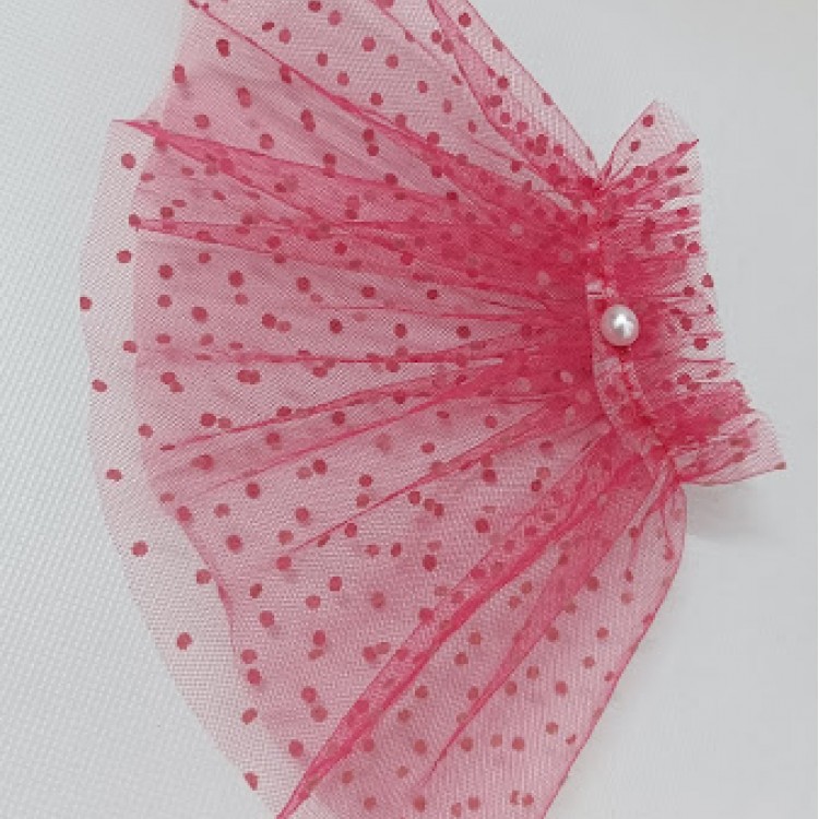 MANSETA DECOR POZE ROZ-BOMBON CU BULINE MICI