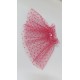 MANSETA DECOR POZE ROZ-BOMBON CU BULINE MICI