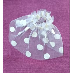 MANSETA DECOR POZE ALBA CU BULINE MARI IVORY