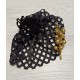 MANSETA DECOR POZE ROMBURI NEAGRA