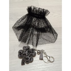 MANSETA DECOR POZE NEAGRA CU STROPITURI NEGRE