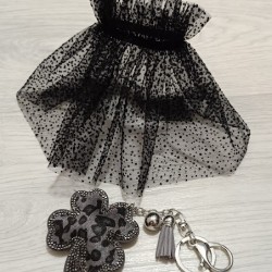 MANSETA DECOR POZE NEAGRA CU STROPITURI NEGRE